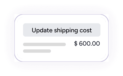 Update Shipping