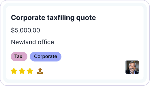 Tax Filing Quote