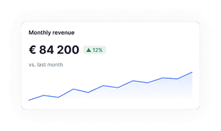 Revenue dashboard chart