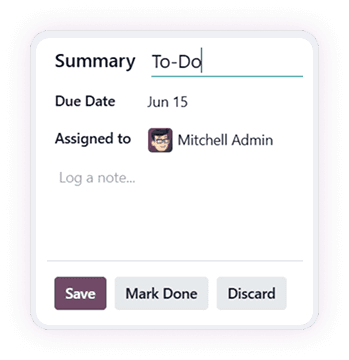 To-Do Summary Details Card