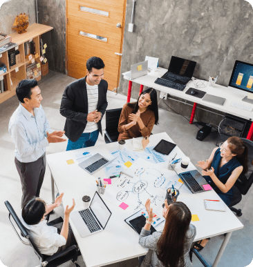 Collaborative business planning supported by Enterprise Digital Solutions.